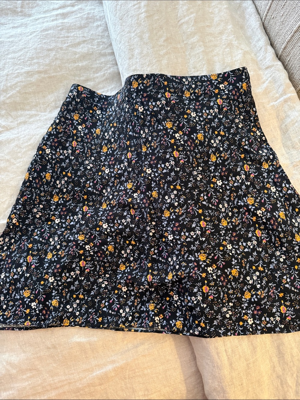 Madewell mini skirt in ditsy flower print
